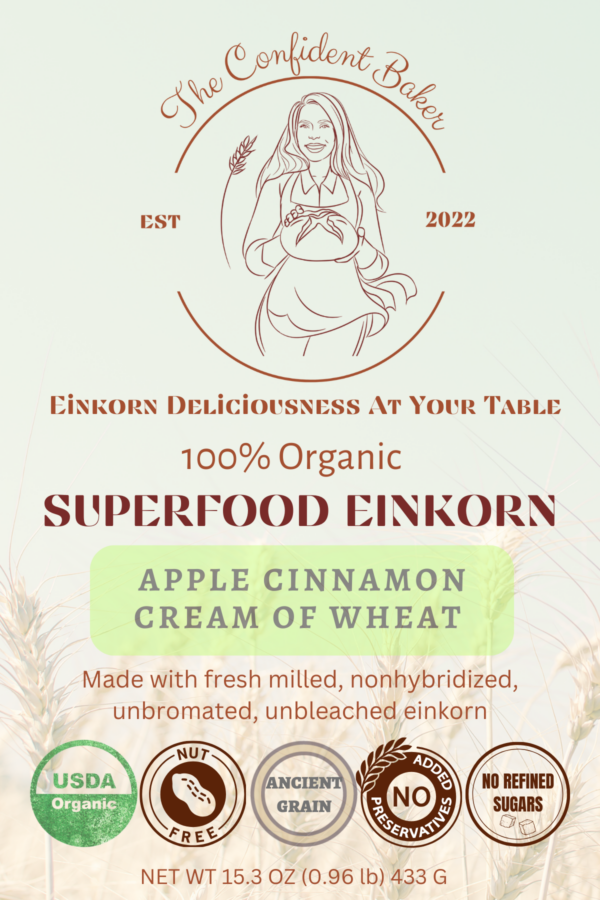 Einkorn Cream Of Wheat - Apple Cinnamon